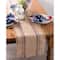 DII® 108" Double Border Burlap Table Runner